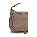 Chloé Beige Calf Leather Bos Taurus Shoulder Bag