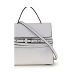 Moschino White Calf Leather Bos Taurus Handbag
