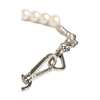 Dolce & Gabbana Black Leather Silver Chain Bag Accessory Shoulder Strap