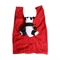 Dolce & Gabbana Men Red Polyester Panda Stuffed Ecobag Tote Borse Bag