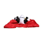 Dolce & Gabbana Men Red Polyester Panda Stuffed Ecobag Tote Borse Bag