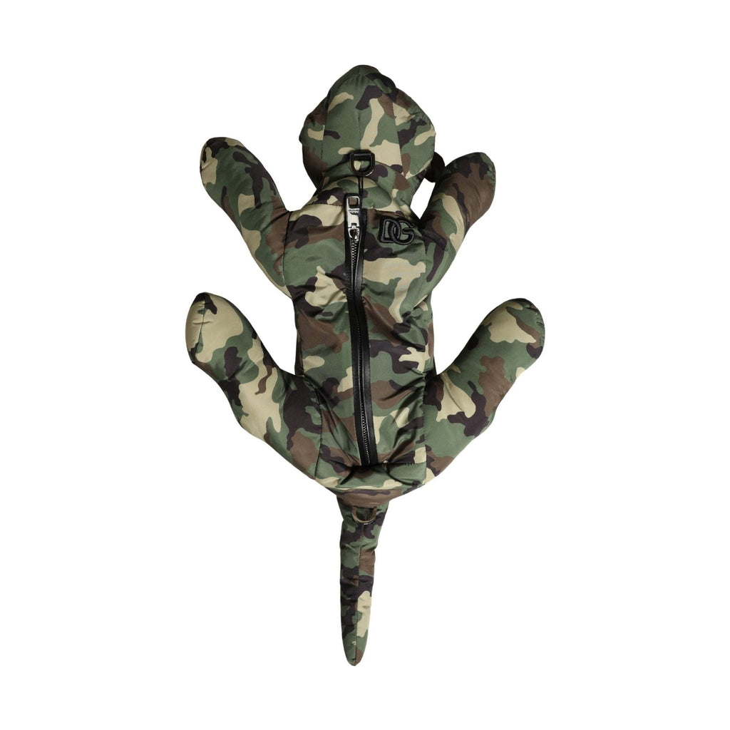 Dolce & Gabbana Multicolor Camouflage Animal Silhouette Waist Borse Bag