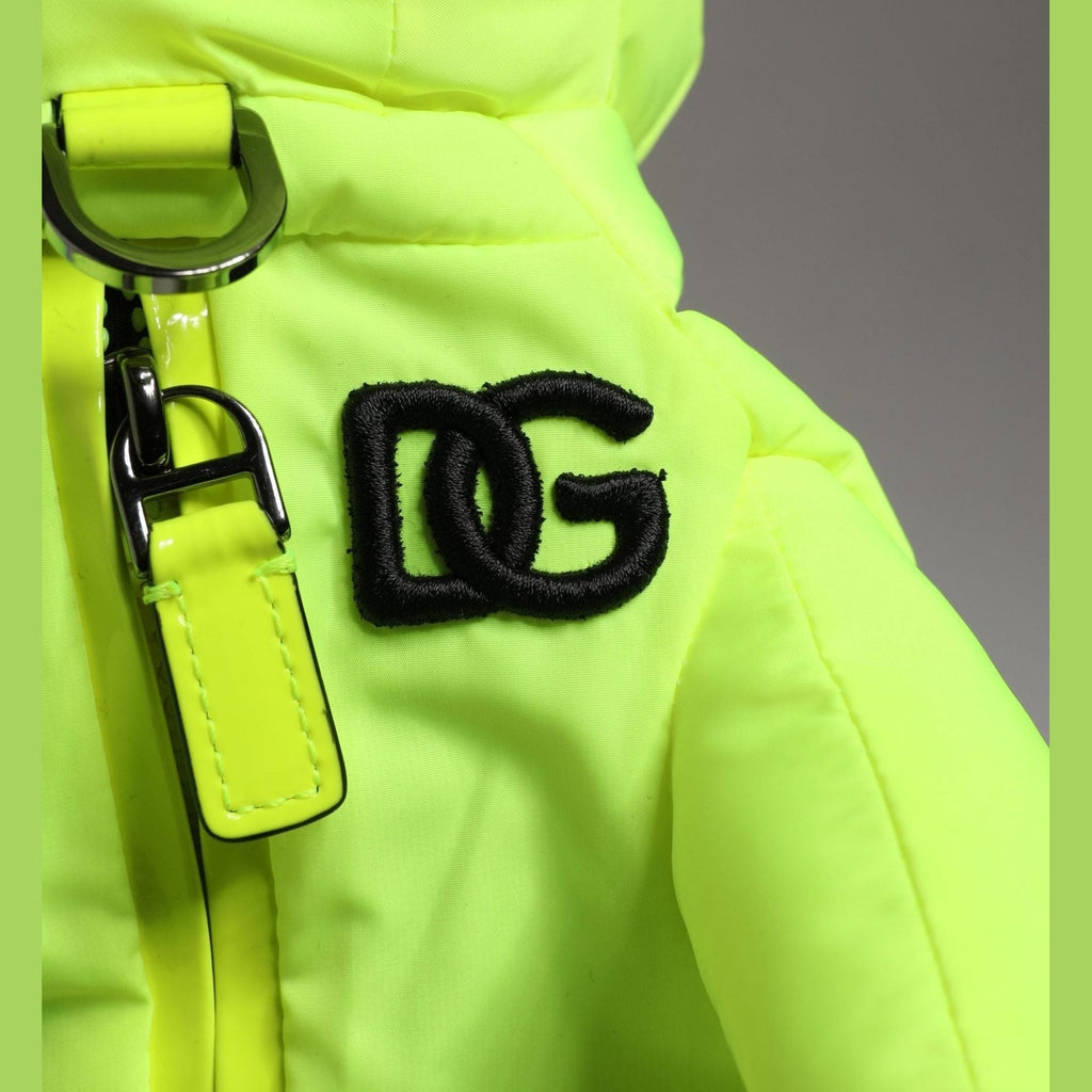 Dolce & Gabbana Green Polyester Animal Silhouette Waist Belt Borse Bag