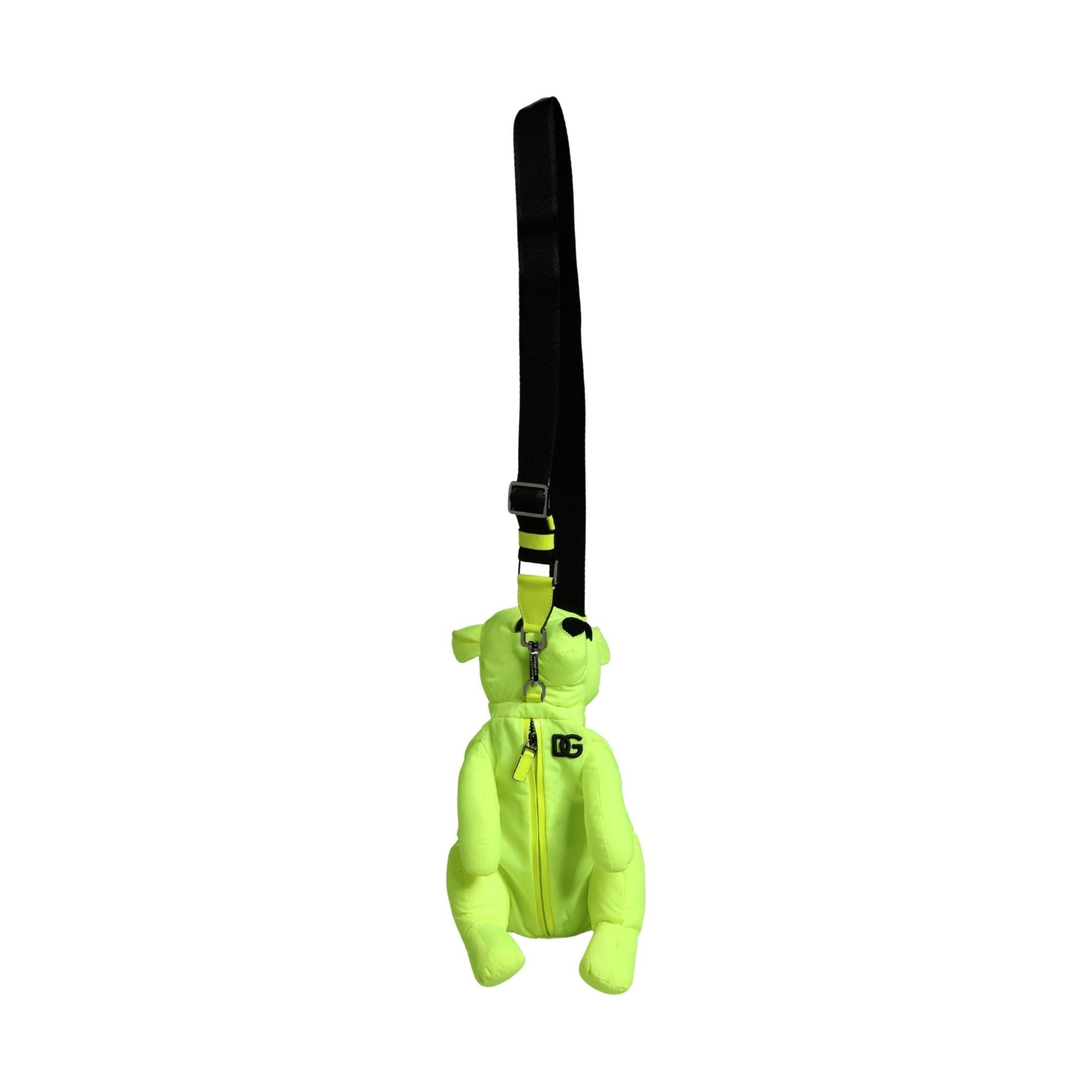 Dolce & Gabbana Green Polyester Animal Silhouette Waist Belt Borse Bag