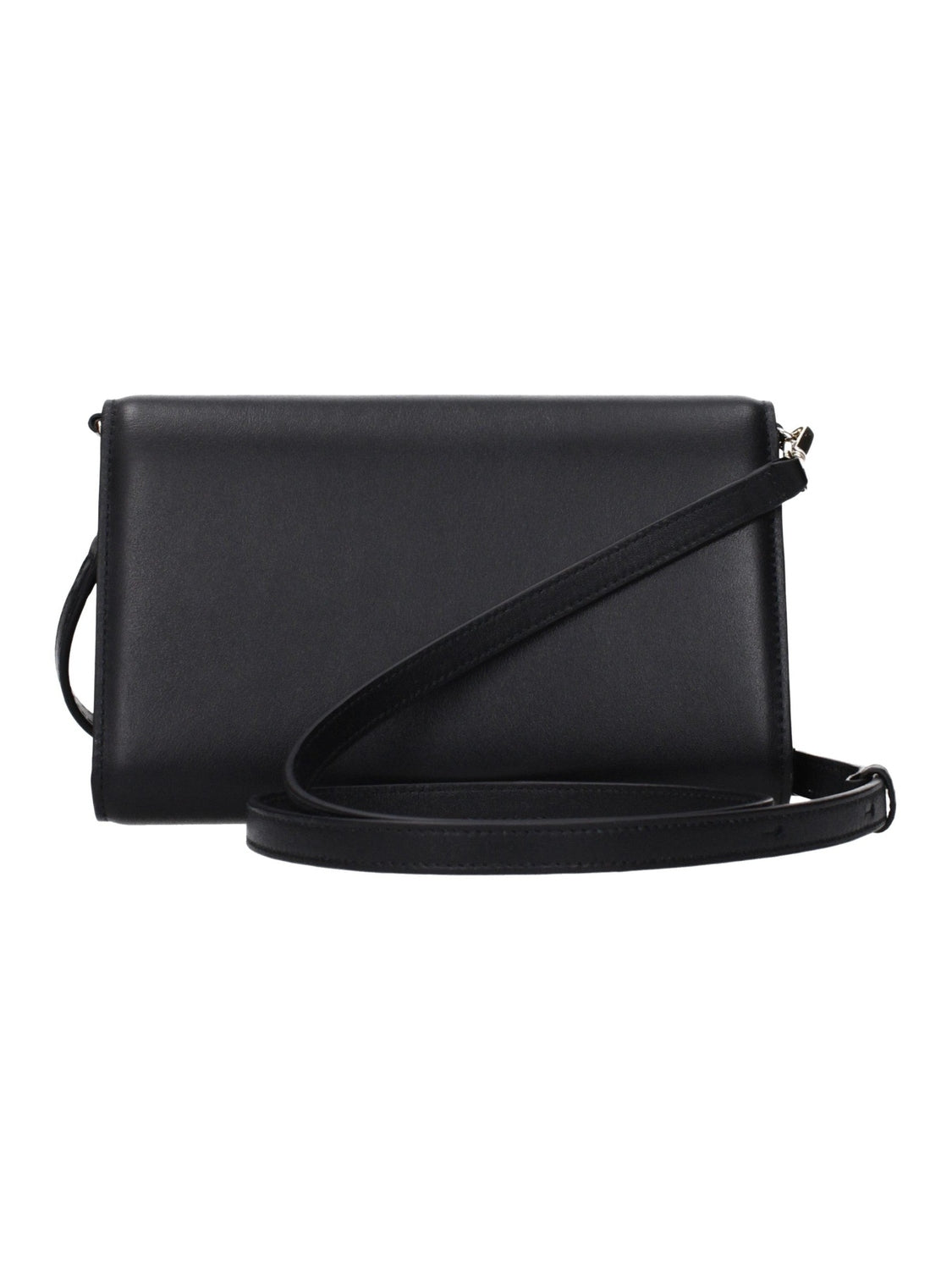 Jimmy Choo Black Leather Clutch Bag