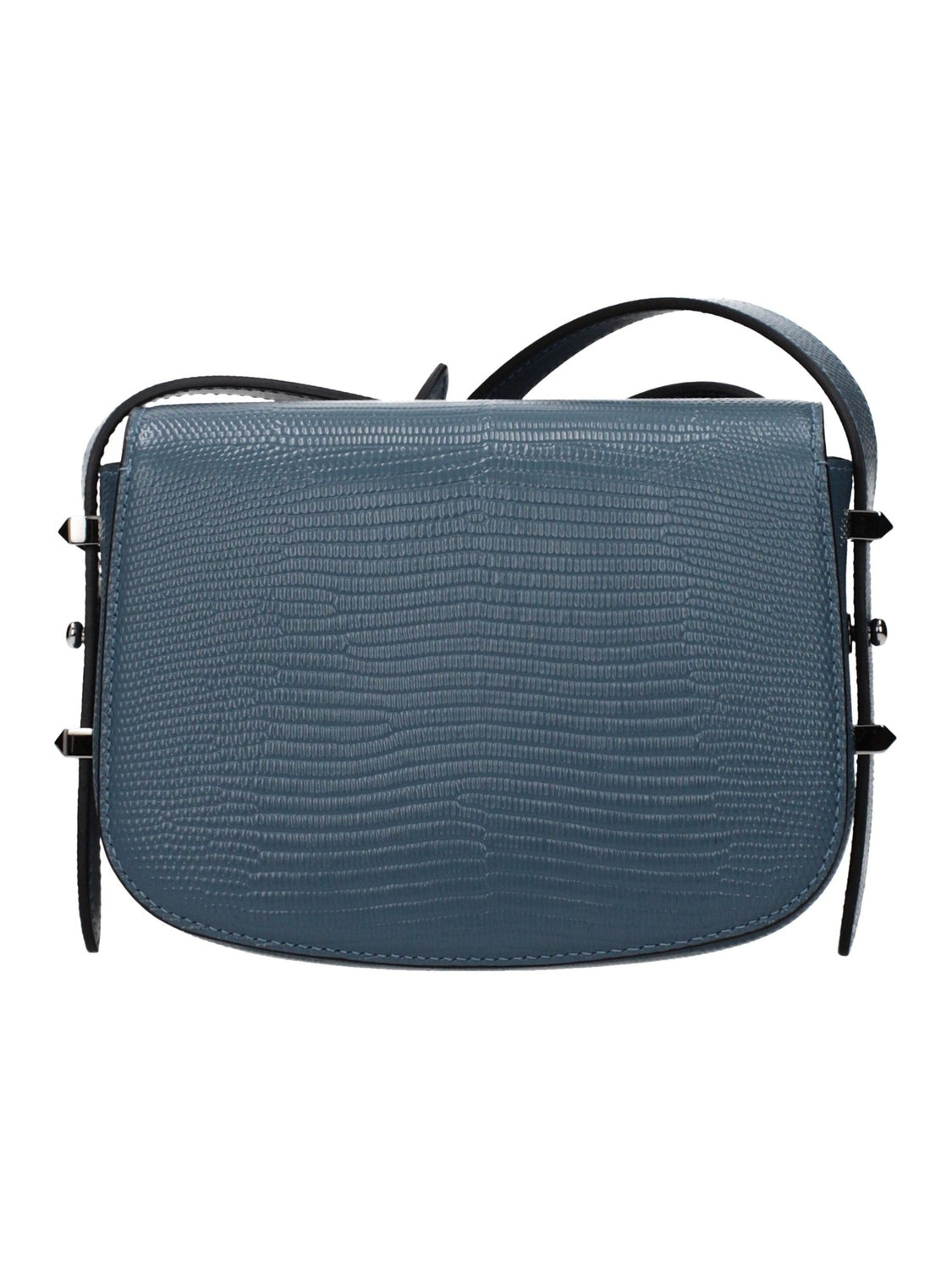 Jimmy Choo Blue Leather Shoulder Bag