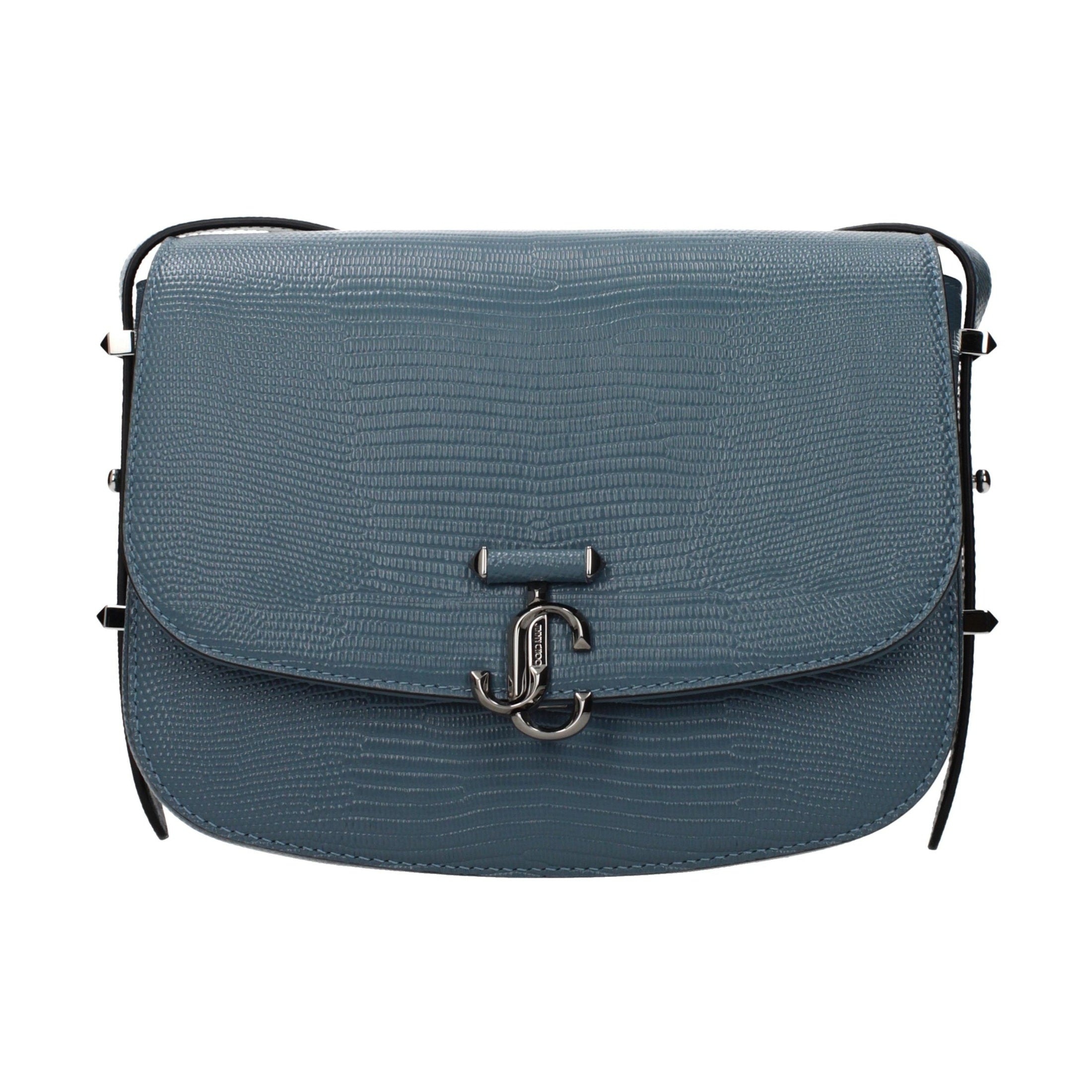 Jimmy Choo Blue Leather Crossbody Bag