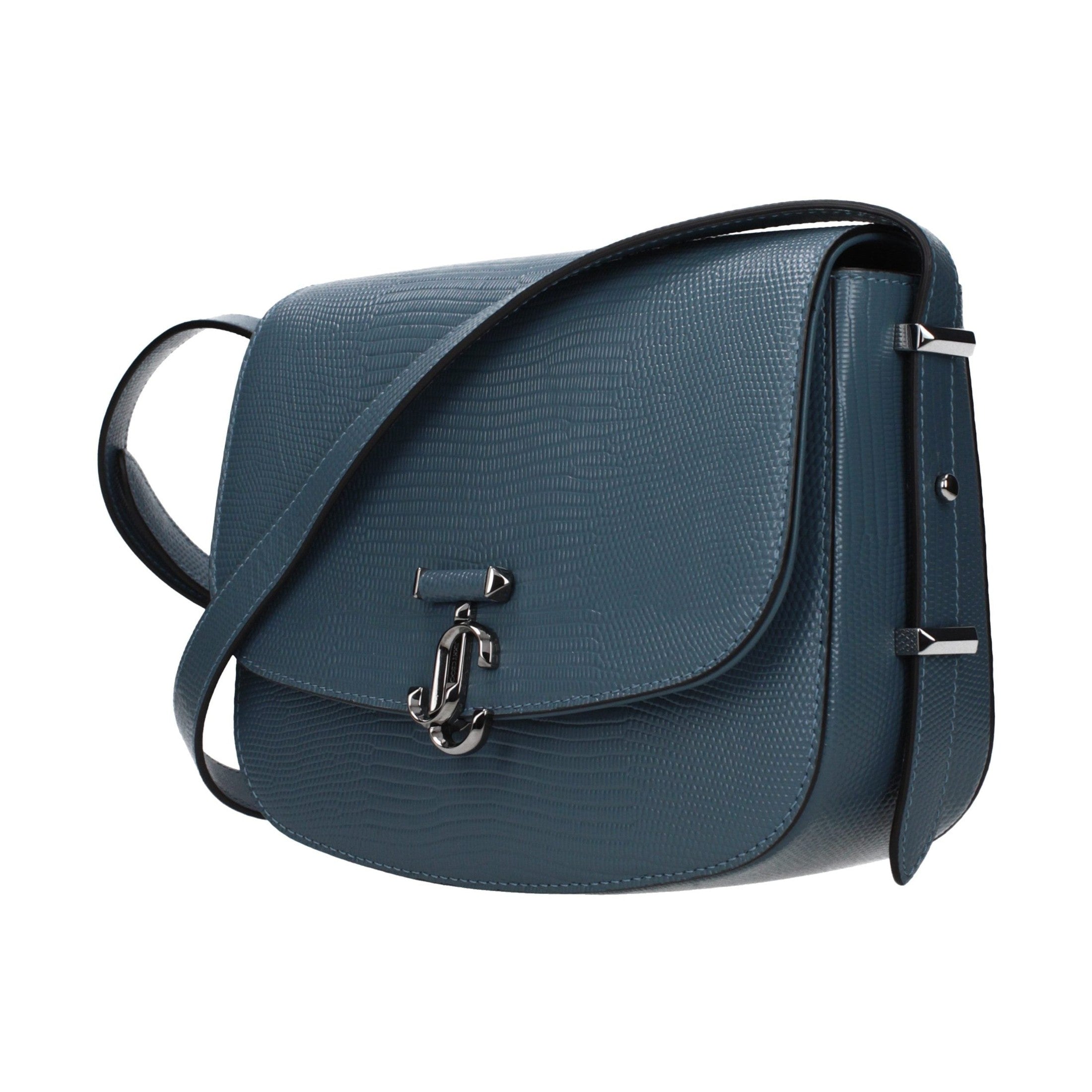 Jimmy Choo Blue Leather Crossbody Bag