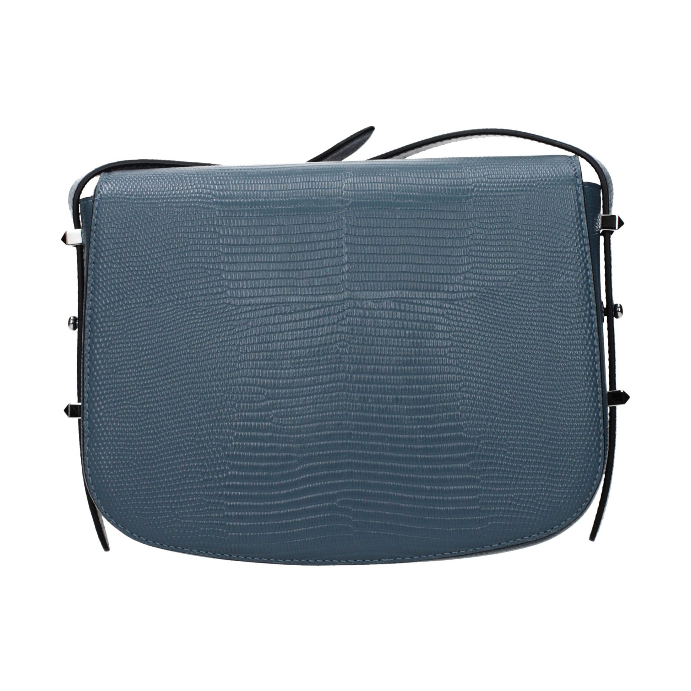 Jimmy Choo Blue Leather Crossbody Bag