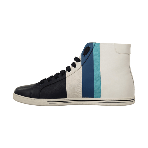 Dolce & Gabbana Multicolor Leather Mid Top Sneakers Shoes