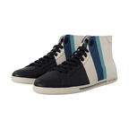 Dolce & Gabbana Multicolor Leather Mid Top Sneakers Shoes