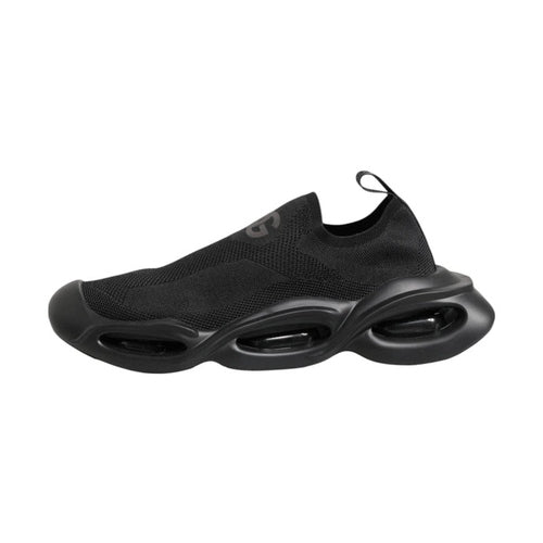 Dolce & Gabbana Black Slip On Wave Low Top Sneakers Shoes
