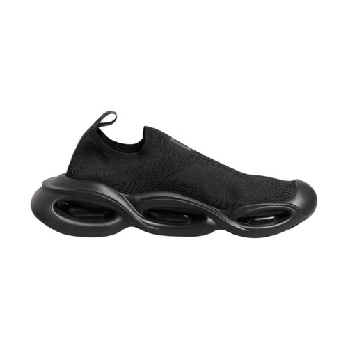 Dolce & Gabbana Black Slip On Wave Low Top Sneakers Shoes