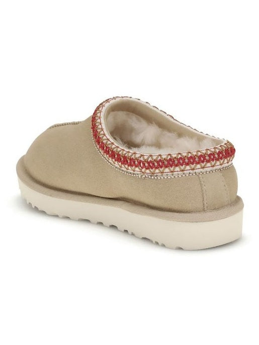 UGG Beige Calf Leather Bos Taurus Mules