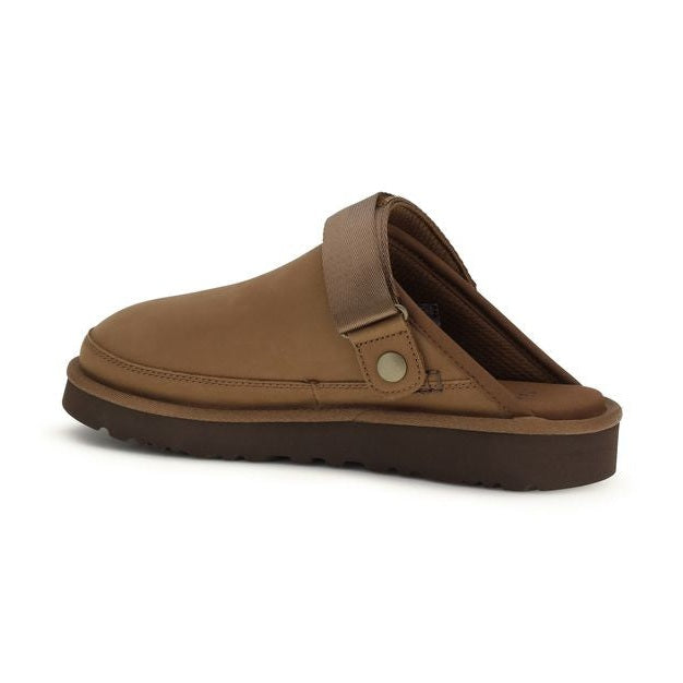 UGG Brown Calf Leather Bos Taurus Mules