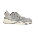 Fendi Gray Polyester Athletic Sneakers