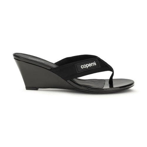 Coperni Black Polyamide Wedge Sandals