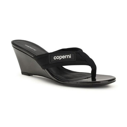 Coperni Black Polyamide Wedge Sandals
