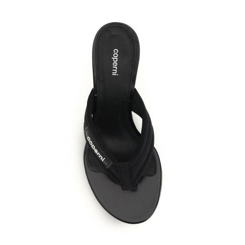Coperni Black Polyamide Wedge Sandals