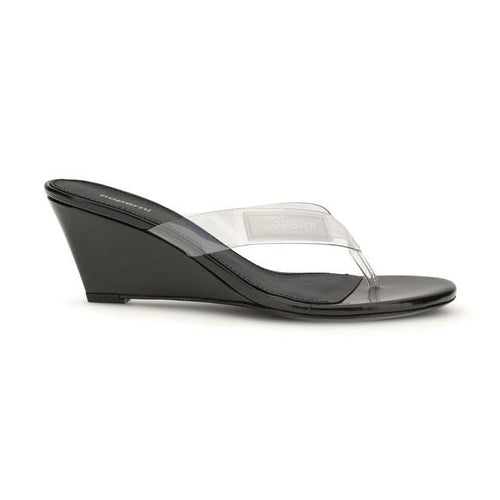 Coperni Black Pvc Flip-Flop Sandals