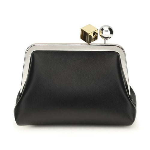 Jacquemus Black Lamb Ovis Aries Aries Shoulder Bag