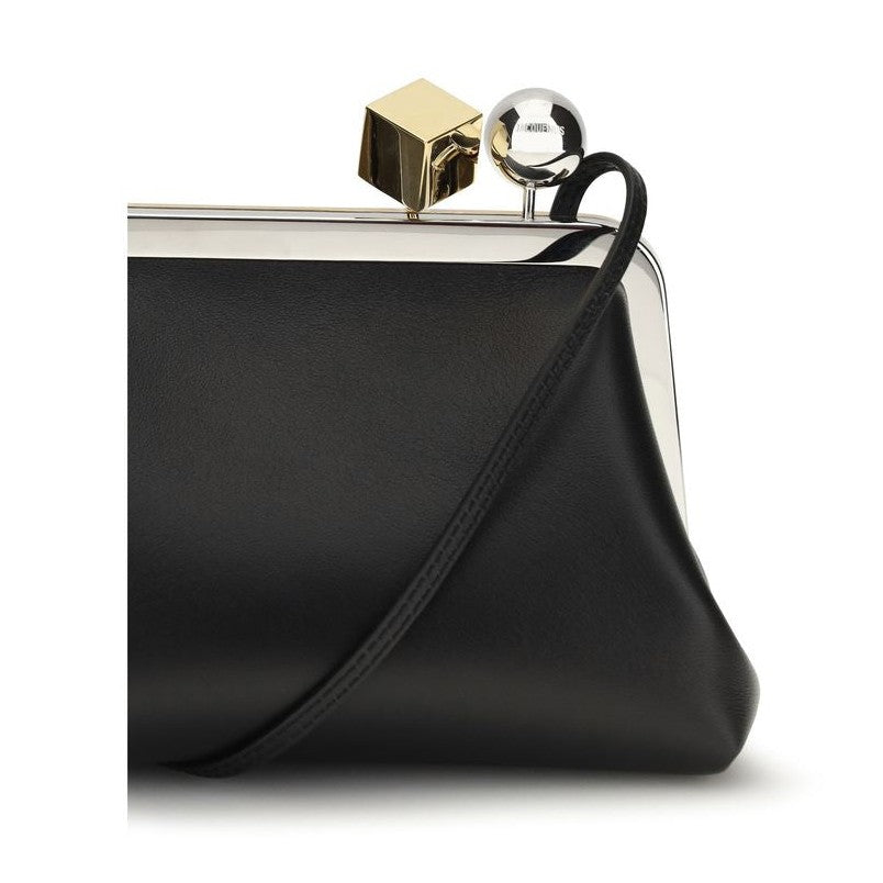 Jacquemus Black Lamb Ovis Aries Aries Shoulder Bag