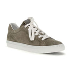 Brunello Cucinelli Gray Calf Leather Bos Taurus Sneakers