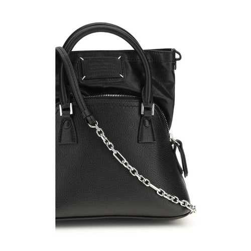 Maison Margiela Black Goatskin Handbag
