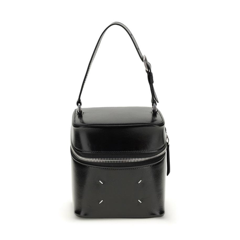 Maison Margiela Black Calf Leather Bos Taurus Backet Bag