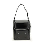 Maison Margiela Black Calf Leather Bos Taurus Backet Bag