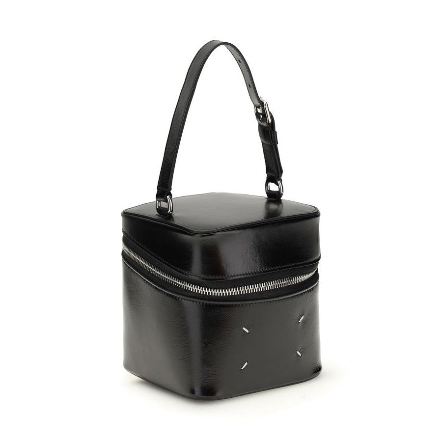 Maison Margiela Black Calf Leather Bos Taurus Backet Bag