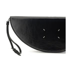 Maison Margiela Black Calf Leather Bos Taurus Clutch Bag
