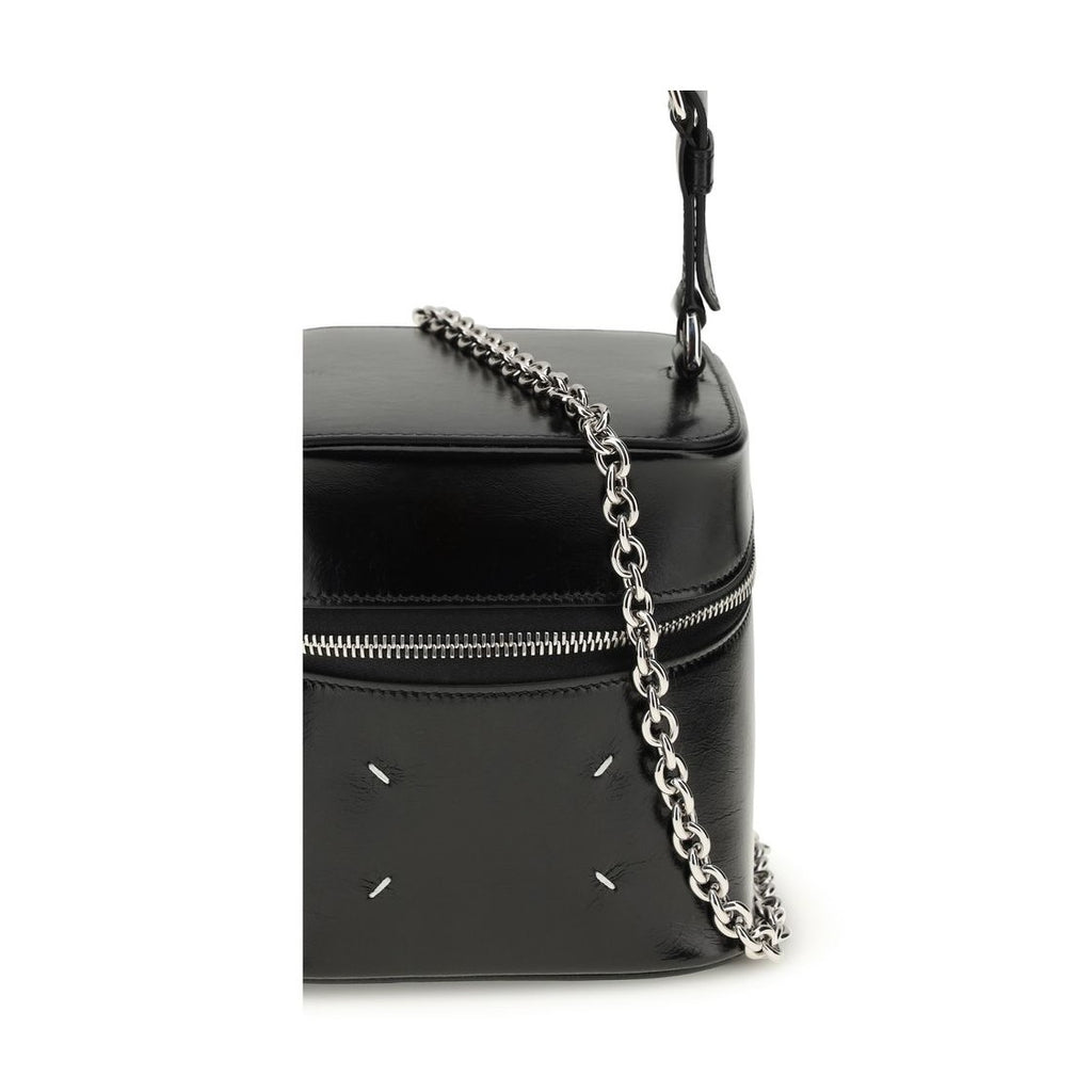 Maison Margiela Black Calf Leather Bos Taurus Backet Bag