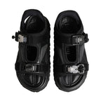 Dolce & Gabbana Black Logo Detailed Men Chunky Sandals Shoes