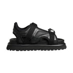 Dolce & Gabbana Black Logo Detailed Men Chunky Sandals Shoes