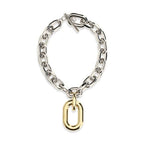 Rabanne Silver Metal Necklace