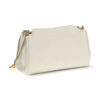 Prada White Calf Leather Bos Taurus Shoulder Bag