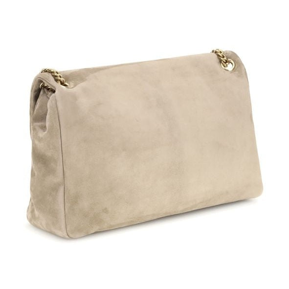 Saint Laurent Beige Calf Leather Bos Taurus Shoulder Bag