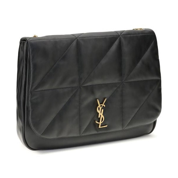 Saint Laurent Black Lamb Ovis Aries Aries Shoulder Bag