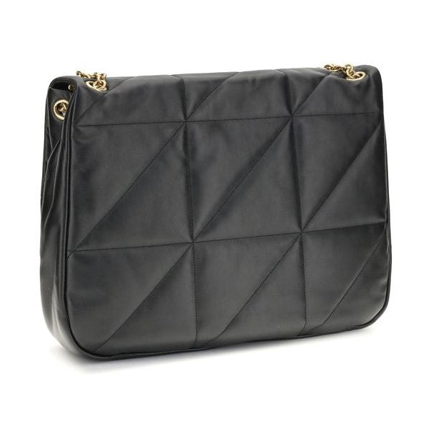 Saint Laurent Black Lamb Ovis Aries Aries Shoulder Bag