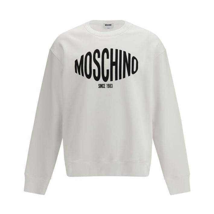 Moschino White Cotton Sweatshirt