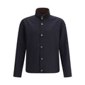 Herno Blue Elastane Coat