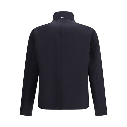 Herno Blue Elastane Coat