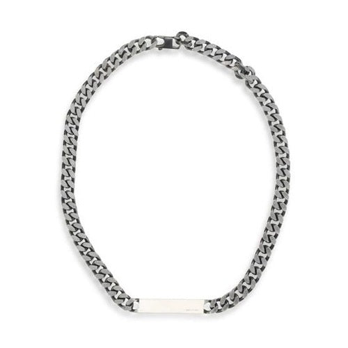 MM6 Silver Metal Necklace