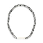 MM6 Silver Metal Necklace