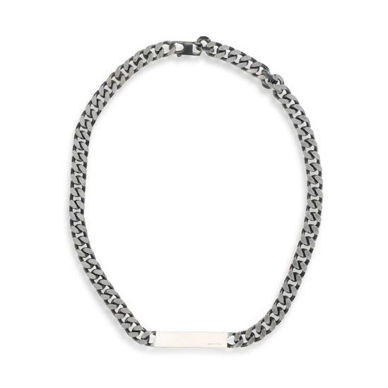 MM6 Silver Metal Necklace
