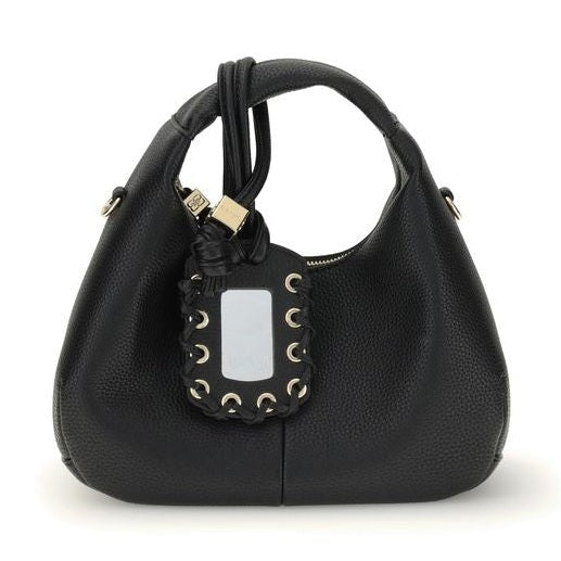 Ganni Black Recycled Polyester Handbag