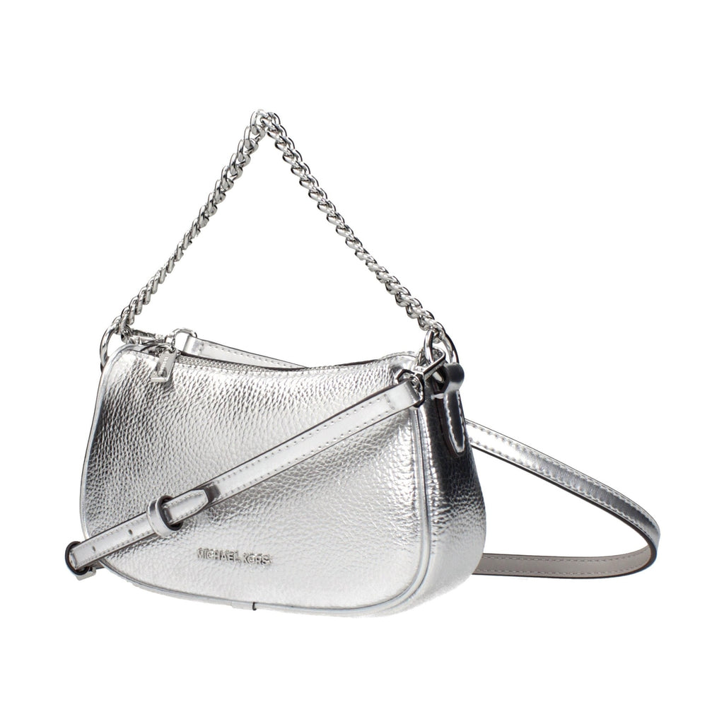 Michael Kors Gray Leather Handbag