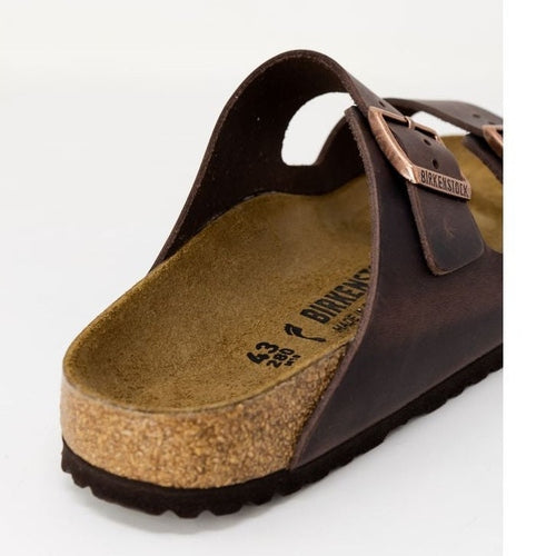 Birkenstock Brown Leather Slippers