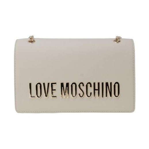 Love Moschino Beige Polyethylene Handbag